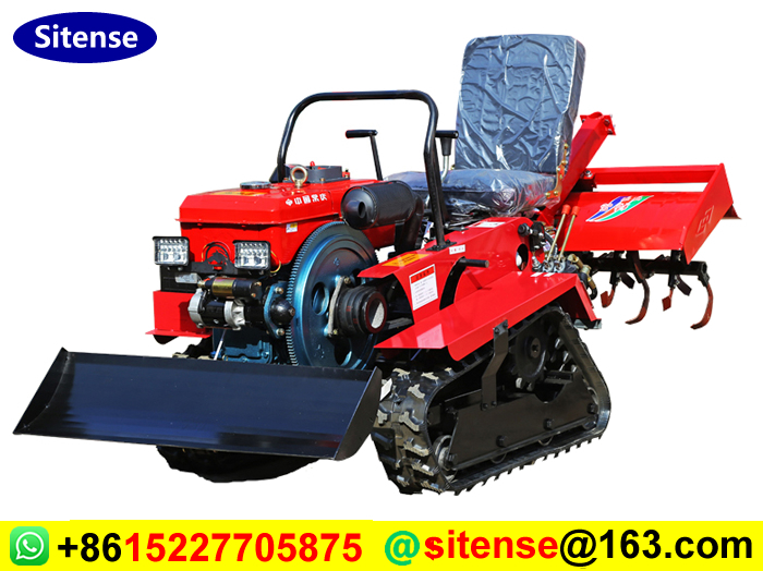 Wholesale of Compact Tracked Tractor with Mini Crawler Tiller