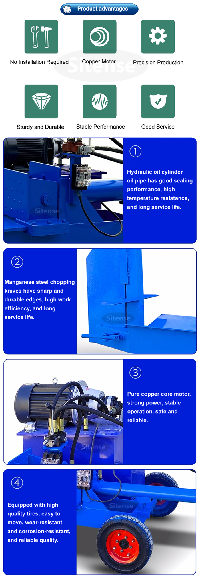 wood splitting machine