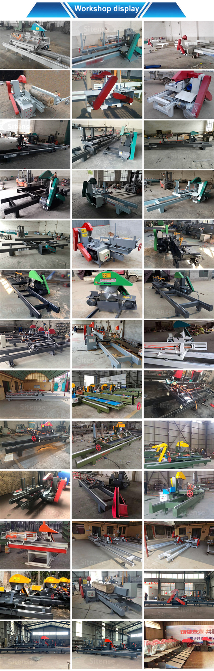 log sliding table saw